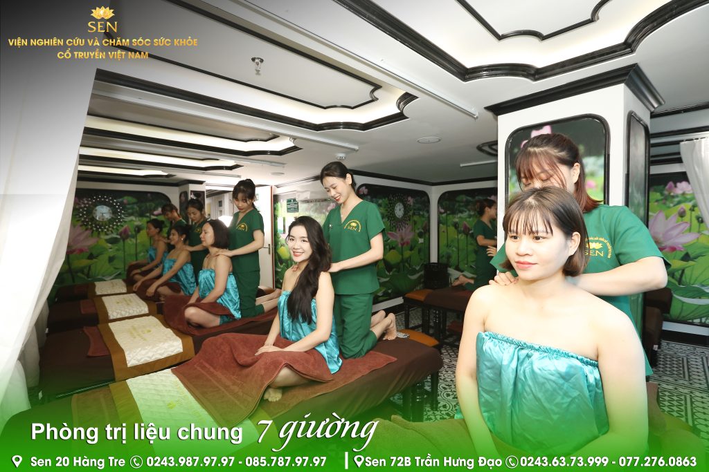 Massage trị liệu tại Sen